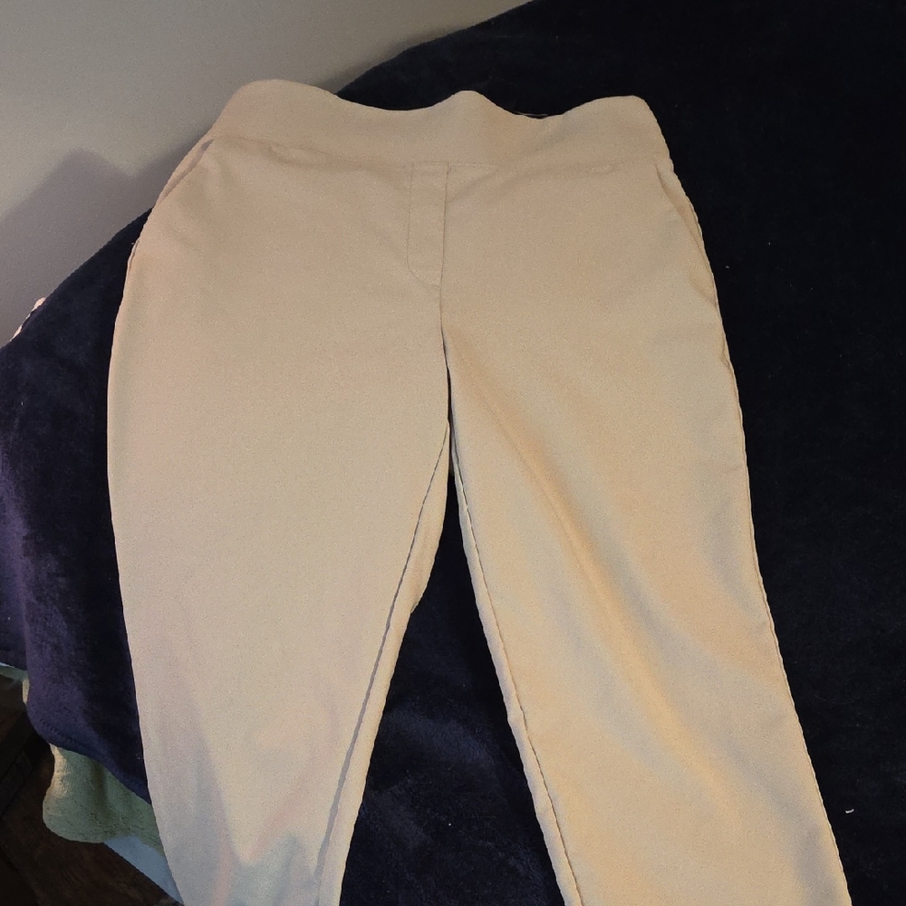 Nine West Straight Ankle Beige Casual Pants